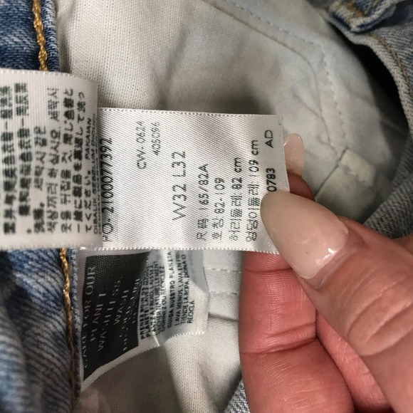 LEVI'S- WOMEN'S 32 - BLUE BUTTON FLY WEDGIE BOOTCUT DENIM JEANS - Picture 10 of 12